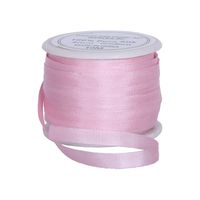 Threadart 100% Pure Silk Ribbon - 4mm Pink - No. 544-3 Sizes - 50 Colors