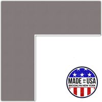 24x36 Cobblestone / Pewter Custom Mat for Picture Frame with 20x32 opening size (Mat Only, Frame NOT Included)