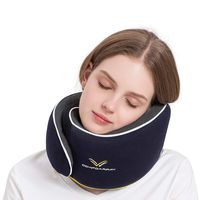 ComfoArray Travel Pillow, Neck Pillow for Airplane and Car. New Upgrade in 2020,Wider Adjustable Range, Suitable for Everyone's Size. Enhanced Front Support Effect.A Whole Set of Travel Kit.