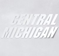 Nudge Printing Central Michigan University Script Car Decal Sticker