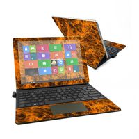 MightySkins Skin Compatible with Samsung Galaxy Book 12" - Burning Up | Protective, Durable, and Unique Vinyl Decal wrap Cover | Easy to Apply, Remove, and Change Styles | Made in The USA