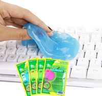 Keyboard Cleaning Gel (4PCS) Keyboard Cleaner Super Magic Sticky Gel Remove Dust, Hair, Crumbs, Dirt from Keyboard PC Fan Tablets Remote Controller Calculators Silicone Gel pad