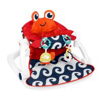 Fisher-Price Sit-Me-Up Floor Seat with Tray, Crab