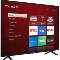 TCL LED 4K HDR 120 Hz Wi-Fi with ROKU, 49" (Refurbished)