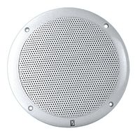 PolyPlanar 6 Dual Cone Integral Grill Speaker - (Pair) White