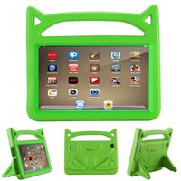 2019 All-New 7 Tablet Case,Tablet 7 Case for Kids,Riaour Shockproof Light Weight Handle Kids Friendly Case for 7 Inch Tablet (Compatible with 9th Generation 2019/7th Generation 2017)(Green)