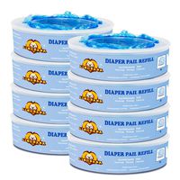 Diaper Pail Refills for Diaper Genie Pails,2160 Count,8-Pack