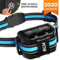 2020 New Upgrade Bark Collar for Large Medium Small Dog,Dog Bark Collar IP67 Waterproof Shock Collar,Rechargeable Anti Barking Collar for Dogs,Stop Barking Control Device,Humane & Safe Electric Collar