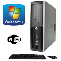HP Compaq 6000 Pro SFF Desktop PC - Intel Core2Duo 3.16GHz 8GB 1TB DVD Windows 7 Professional 64 Bit- USB keyboard and Mouse - WiFi Ready
