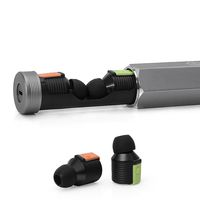 True Wireless Earphone with Mic, Bass Bluetooth V4.1 Earbuds,Smallest Mini Noise Cancelling Cordless Headset,IPX5 Splash Proof in-Ear Headphone Sports and Charging Case for iPhone,Bose,Beats