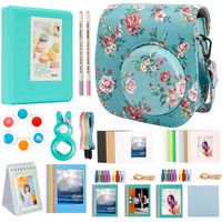 Alohallo 15 in 1 Instax Mini 9 Camera Accessories Set for Fujifilm Instax Mini 9/ Mini 8/ Mini 8+ Camera - Peony A