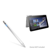 HP Pavilion x360 Convertible 2-in-1 (11.6") Stylus Pen, BoxWave [AccuPoint Active Stylus] Electronic Stylus with Ultra Fine Tip for HP Pavilion x360 Convertible 2-in-1 (11.6") - Metallic Silver