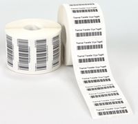 Diversified Biotech CRTH-1094 Thermal Transfer Cryo-Babies Label, 0.50" Width, 0.94" Length, 1" Core Diameter (Pack of 2000)