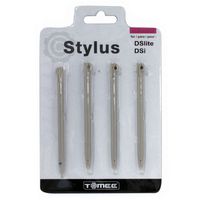 Tomee Stylus Pen Set for DSi/ DS Lite (Silver) (4-Pack)
