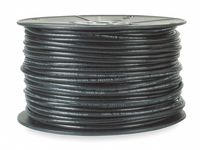 Carol Coaxial Cable, 1000 ft. Length, 18 AWG Conductor Size, Black, PVC Jacket Material