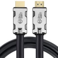 4k HDMI Cable 3ft - 26AWG HDMI Cord - 18Gbps HDMI 2.0 Cable - Supports 4K@60Hz 4:4:4 Dolby HDR10 HLG, 2160P, 1080P, 3D, Deep Color, HDCP2.2, Ethernet and ARC (Black)
