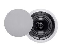 Monoprice Aria 2-Way Polypropylene Ceiling Speakers - 6.5 Inch (Pair) with Paintable Grille