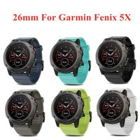 TECKMICO 6PCS Garmin Fenix 5 5S 5X Bands,Quick Release 20mm/22mm/26mm Replacement Bands for Garmin Fenix 5S/5S Plus,Fenix 5/5 Plus/Forerunner 935,Fenix 5X (26mm for Fenix 5X/5X Plus/Fenix 3, 6-Pack)