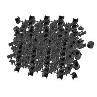 uxcell 200Pcs HDB-2P-4 Flat Cable Wire Strain Relief Bush Grommet 10.5mm Length