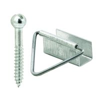 Prime-Line L 5790 Bottom Latches with Ball Head Screws, 7/16 in., Aluminum, Mill Finish, 4 Each
