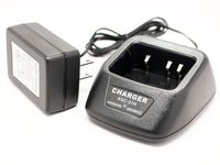 Upstart Battery Replacement for Kenwood TK-280 Charger with EU Adapter - Compatible with Kenwood KNB-17A Two-Way Radio Chargers (100-240V)