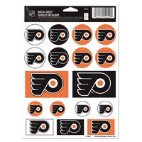 WinCraft NHL Philadelphia Flyers Vinyl Sticker Sheet, 5" x 7"