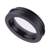 SM10 1.0X Barlow Lens Assisted Auxiliary Len for Stereo Zoom Microscope Dust-Proof Glass Protection Glass Lens Prevention UV Smoke Oil-Proof