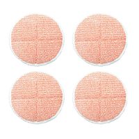 Zhaowei 4Pcs Steam Mop Parts Mop Head Replacement Rag for Bissell 2124/2039A Series (Pink)