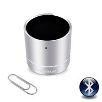 Vibe-Tribe - Troll Mini Silver: The Ultracompact Vibration Speaker, 3 Watt, with Bluetooth and Hands Free.