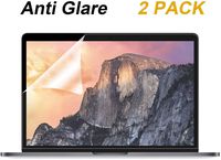 [2 Pack] Anti Glare(Matte) Screen Protector Compatible MacBook Pro 15 inch 2019 2018 2017 2016 Released Model A1707 A1990 with Touch Bar, with Anti Dust and Finger-Print Coating