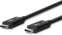 Plugable Thunderbolt 3 Cable 40Gbps Supports 100W Charging, 2.6 feet (0.8 Meters), 5A, USB C Compatible (Thunderbolt 3 Certified) (Renewed)