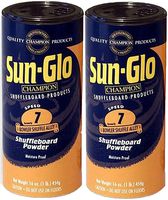 Twin Pack of Sun-Glo #7 Speed Shuffleboard Powder Wax