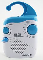 Craig Am/Fm Splash Proof Shower Radio