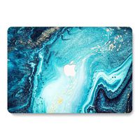 One Micron Compatible MacBook Air 11 Inch Case Plastic Pattern Hard Case Shell Compatible MacBook Air 11.6 Inch (Model: A1465 and A1370)-Ocean Blue Marble#1