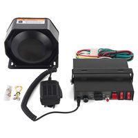 SHZOND Siren Bundle 200W 8 Tones Car Warning Alarm Emergency Warning Siren with PA Speaker MIC System for Police Cars & Fire Trucks (200W 8 Tones)