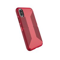 Speck Products Presidio Grip Cell Phone Case for iPhone XS/iPhone X - Mars RED/Velvet RED