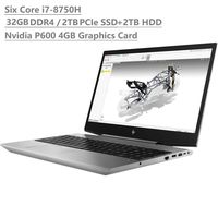2019 Newest HP Zbook 15V G5 15.6" FHD Touchscreen Mobile Workstation Laptop (Intel Six-Core i7-8750H, 32GB DDR4 RAM, 2TB PCIe NVMe SSD+2TB HDD) Fingerprint, Backlit, Thunderbolt, Windows 10 Pro