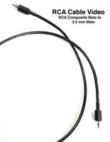 Coaxial Video Cable - 3.5mm (1/8") to RCA, 3ft