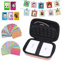 Brappo Carrying Case for Canon Ivy Mini CLIQ CLIQ+ Instant Camera Printer Wireless Bluetooth Mobile Portable Photo Printe (Gold)