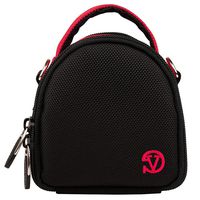 Premium Point Shoot Digital Camera Case Bag with Shoulder Strap for Sony DSCW800B 20.1MP, Canon PowerShot ELPH 180, Panasonic Lumix FZ80, AbergBest 21 Mega Pixels 2.7, Olympus TG5