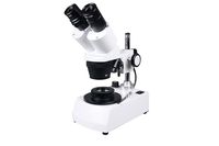 Radical 10x-20x-30x-60x Binocular Stereo Stereo Gemology Diamond Precious Stone Inspection Darfield Microscope w Top Bottom Pole Type Height Adjustable Light Stand and Gem Clampsd