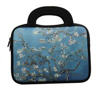 E - Living 7-8.4 Inch/8.9-9 Inch/10.1 Inch/11.6-12.5 Inch/13-13.3 Inch/14-14.1 Inch/15-15.6 Inch Neoprene Sleeve/Case/Bag/Cover with Handle (Almond Blossom, 11.6-12.5 Inch)