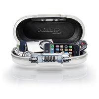 Master Lock 5900D Set Your Own Combination Portable Safe, 9-17"/32", White