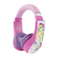 My Little Pony Kids Headphones for Girls - Volume Limiting Over-Ear 3.5mm Stereo Jack, Standard, Soft, Cushioned Ear Pieces, Kids-Safe Technology, My Little Pony Pink, HP2-04157