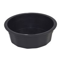 OLIWI World Pet Heavyweight Crock Pet Bowl, X-Large, Black