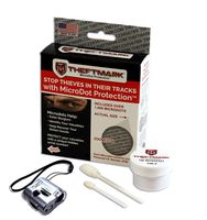 Theftmark Microdots Anti-Theft System | Small Business & Home Security with Microdot Secure Markers for Asset Protection - Laptop Security, Bike Protection, Gun Security, & More