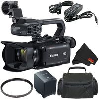 Canon XA15 Compact Professional Camcorder (2217C002)- Full HD with SDI, HDMI and Composite Output - Bundle with Carrying Case + More