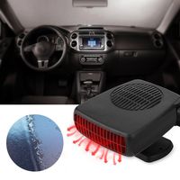 Car Defroster, 12V 150W Car Portable 2 in 1 Ceramic Heating Cooling Heater Fan Defroster Demister
