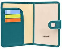Zoppen Rfid Blocking Travel Passport Holder Cover Slim Id Card Case (#25 Teal Green)