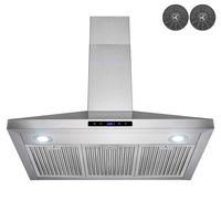 FIREBIRD New 36" European Style Wall Mount Stainless Steel Range Hood Vent W/Touch Sensor Control